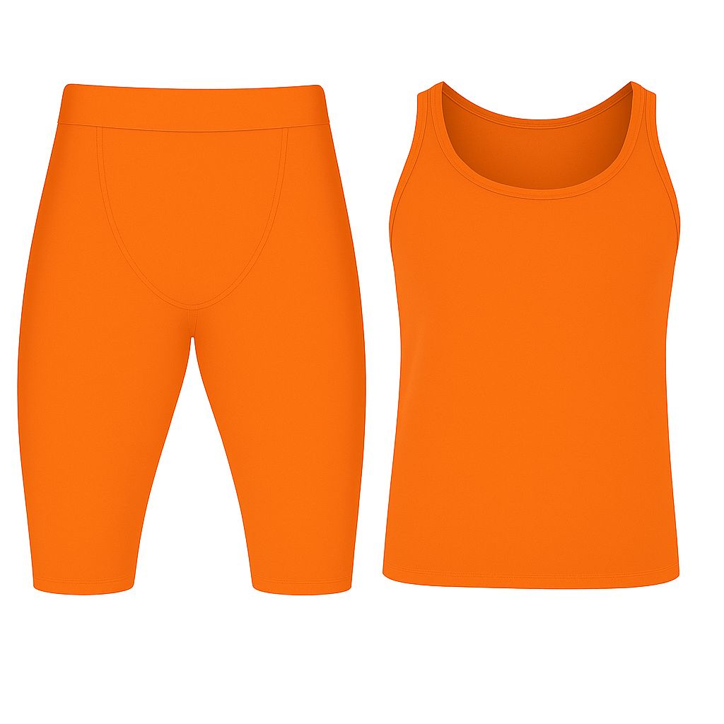 JJ Men's Athletics Training and Fitness Jersey with Short-Tights