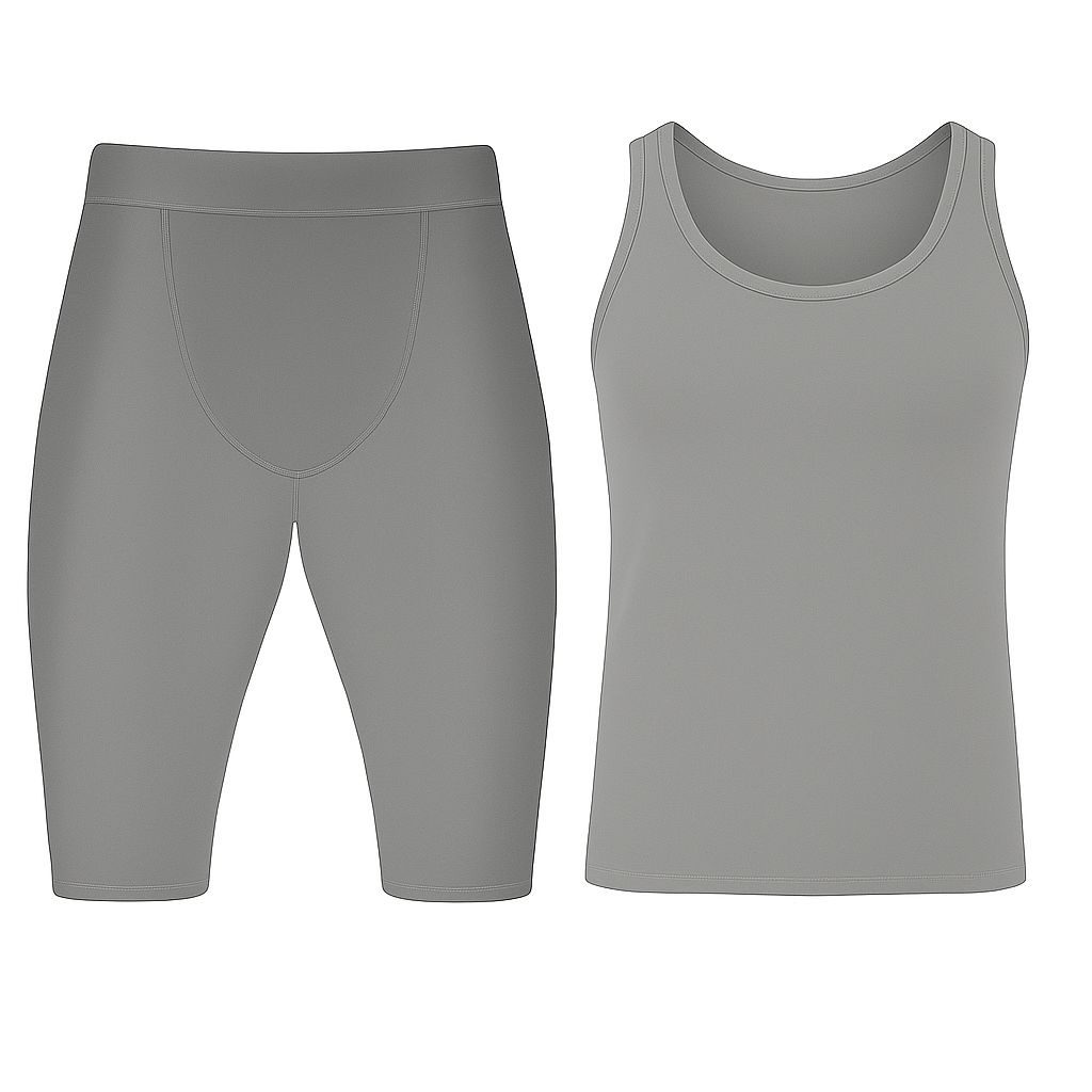 JJ Men's Athletics Training and Fitness Jersey with Short-Tights