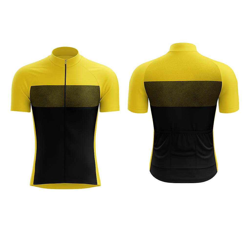 JJ Super Cyclist Black Accent Short Sleeve Cycling Jersey