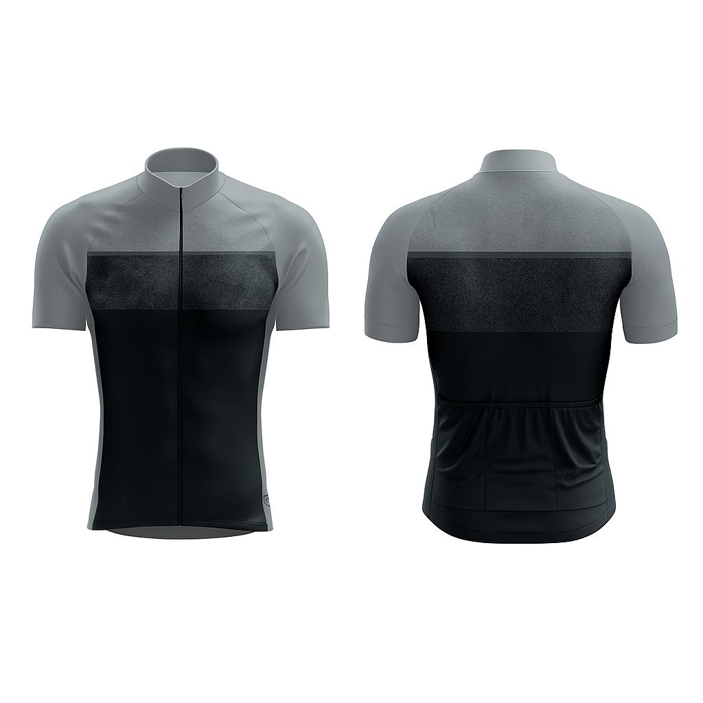 JJ Super Cyclist Black Accent Short Sleeve Cycling Jersey