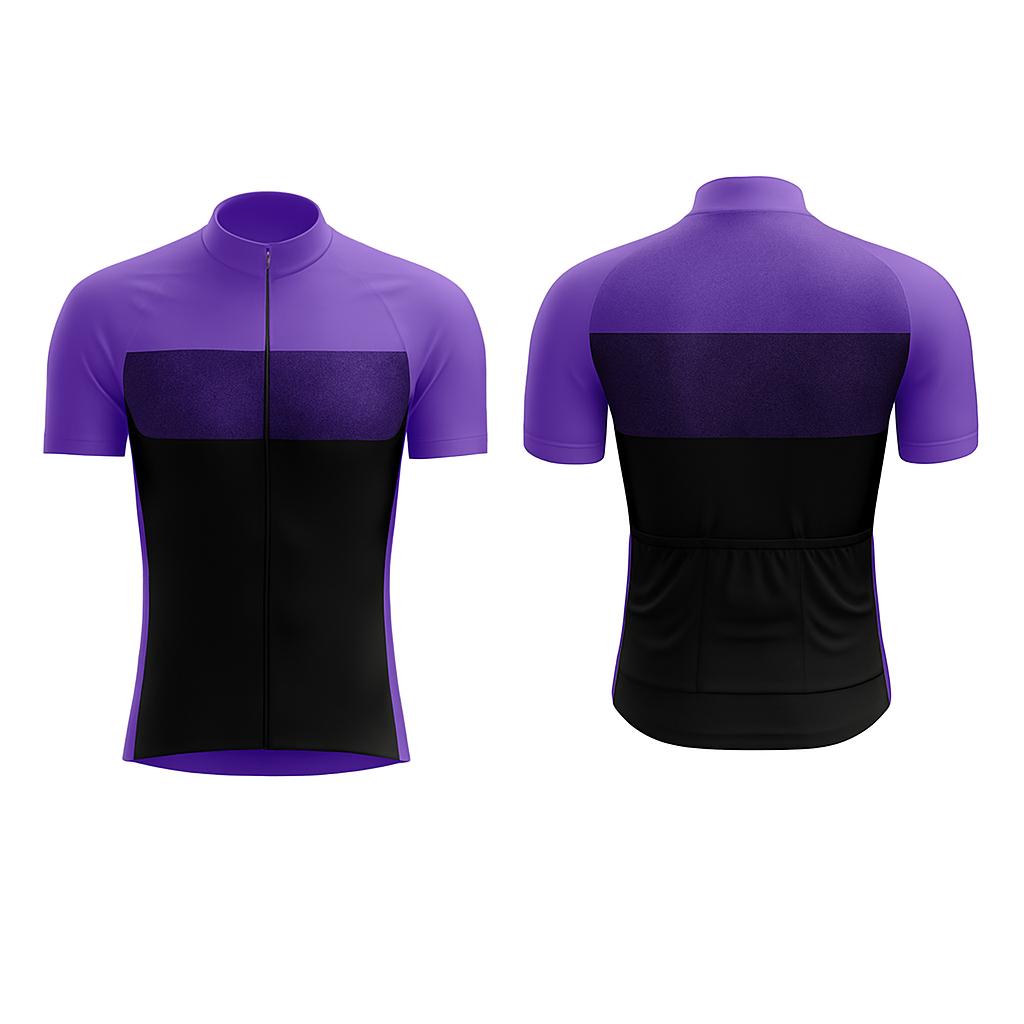 JJ Super Cyclist Black Accent Short Sleeve Cycling Jersey