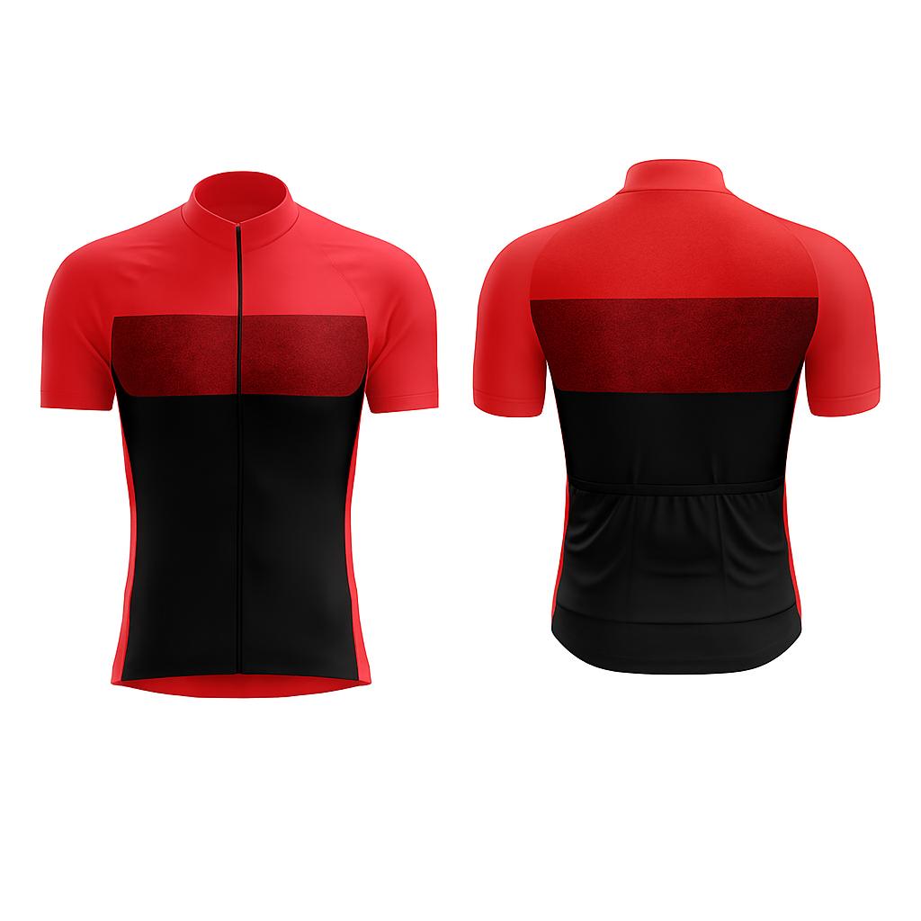 JJ Super Cyclist Black Accent Short Sleeve Cycling Jersey