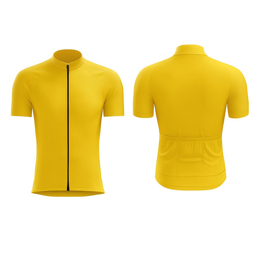 JJ Super Cyclist One Color Short Sleeve Cycling Jersey