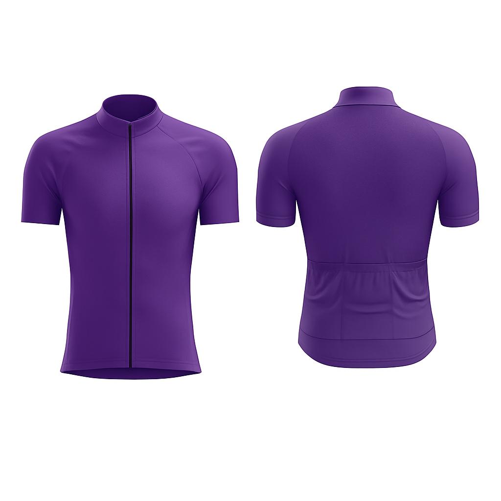 JJ Super Cyclist One Color Short Sleeve Cycling Jersey
