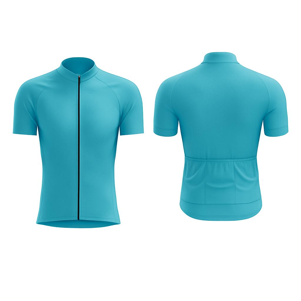 JJ Super Cyclist One Color Short Sleeve Cycling Jersey