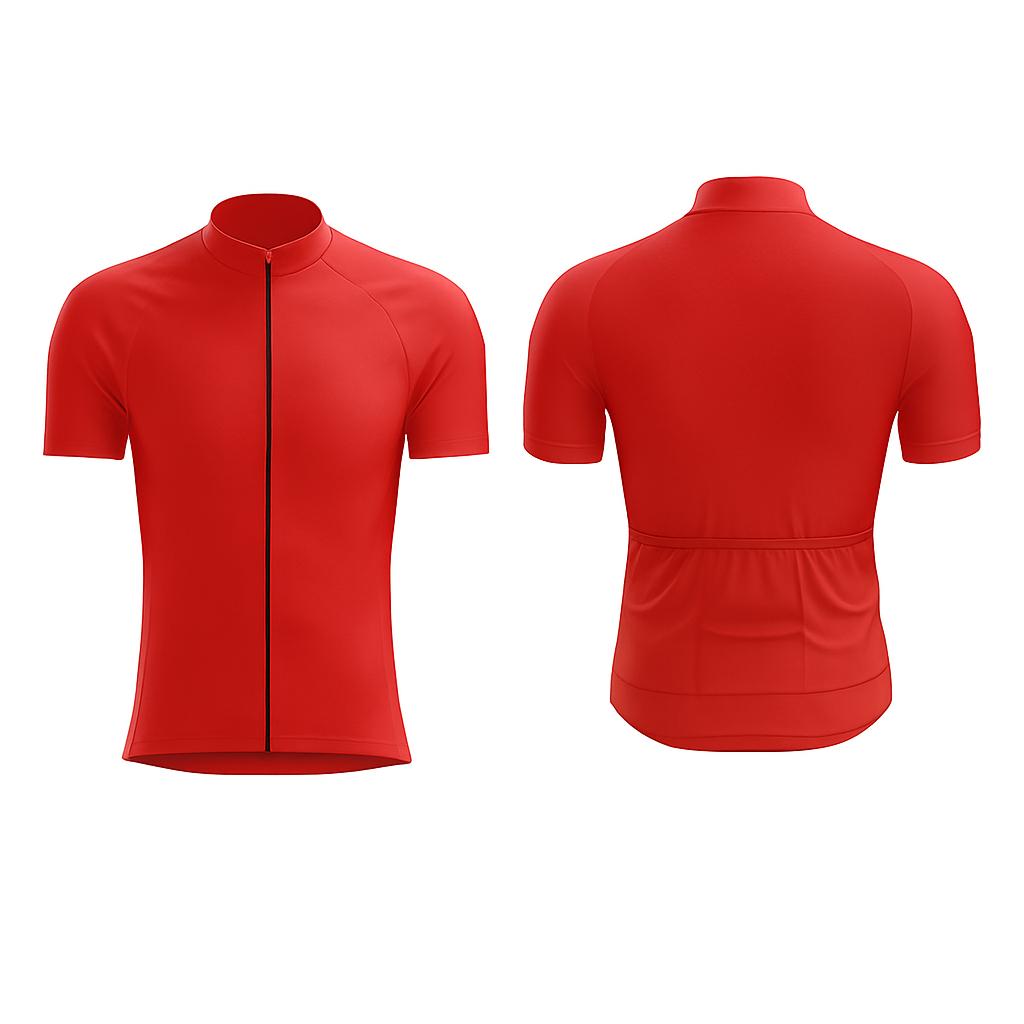 JJ Super Cyclist One Color Short Sleeve Cycling Jersey