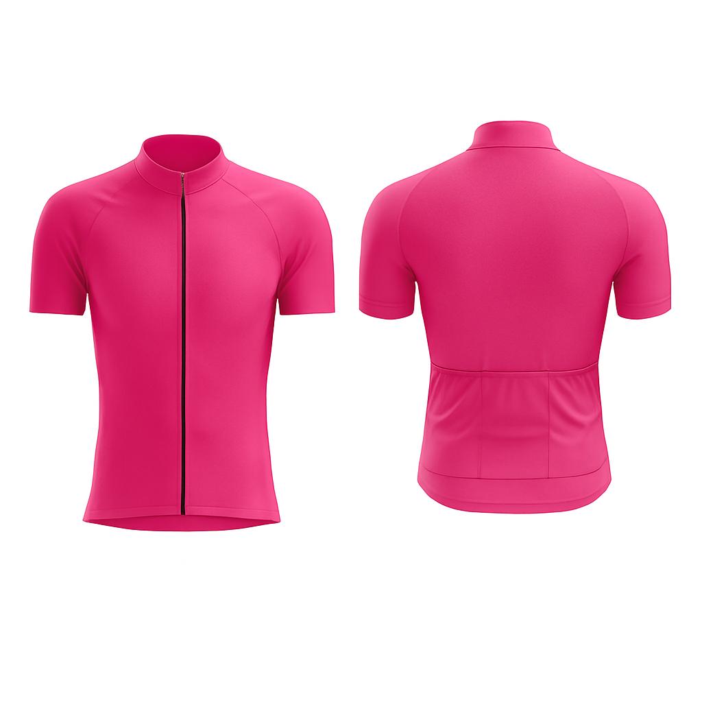 JJ Super Cyclist One Color Short Sleeve Cycling Jersey