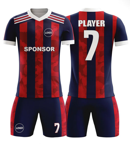 Kid's Soccer Jersey - Stripe Camo