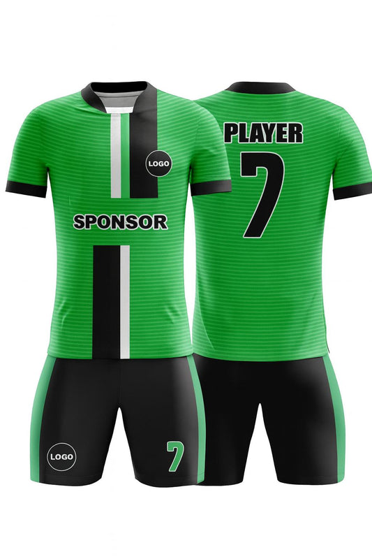 Kids's Soccer Jersey - Emerald Strike
