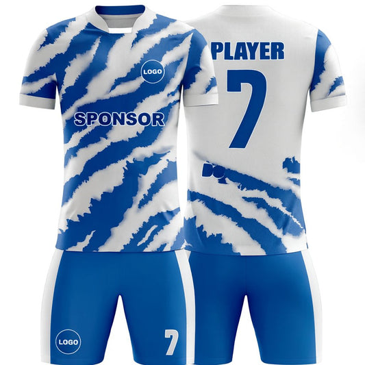 Men's SoccerJersey - Royal Tiger
