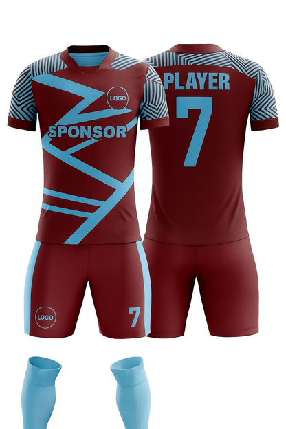 Men's Soccer Jersey - Inferno Lines