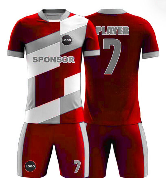 Kid's Soccer Jersey – Diagonal Geometric Series